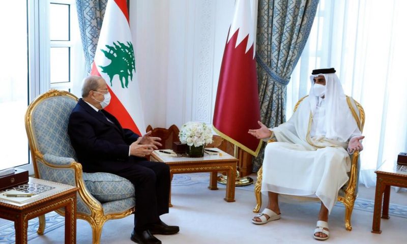 Lebanon’s President Discusses Gulf Crisis With Qatar’s Emir