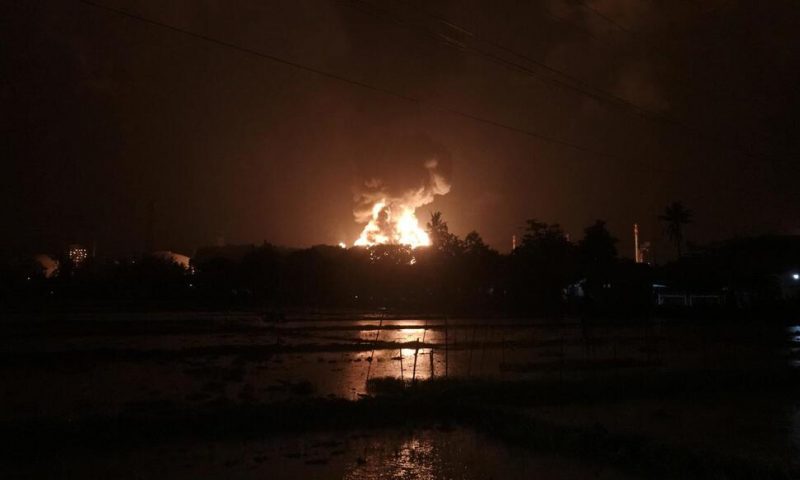 Scores Evacuated in Fire at Indonesia’s Largest Oil Refinery