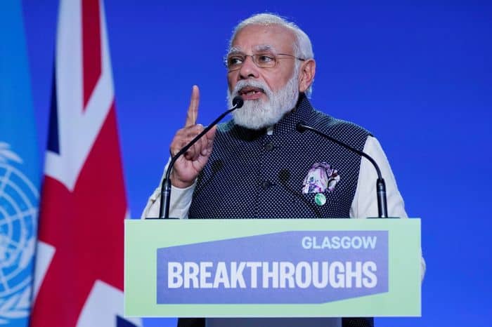 COP26: India PM Narendra Modi pledges net zero by 2070