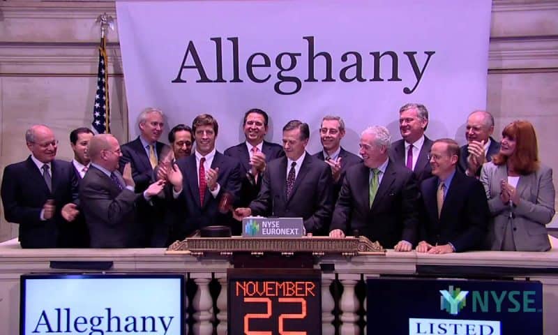 Alleghany (Y) gains 0.87% on Moderate Volume