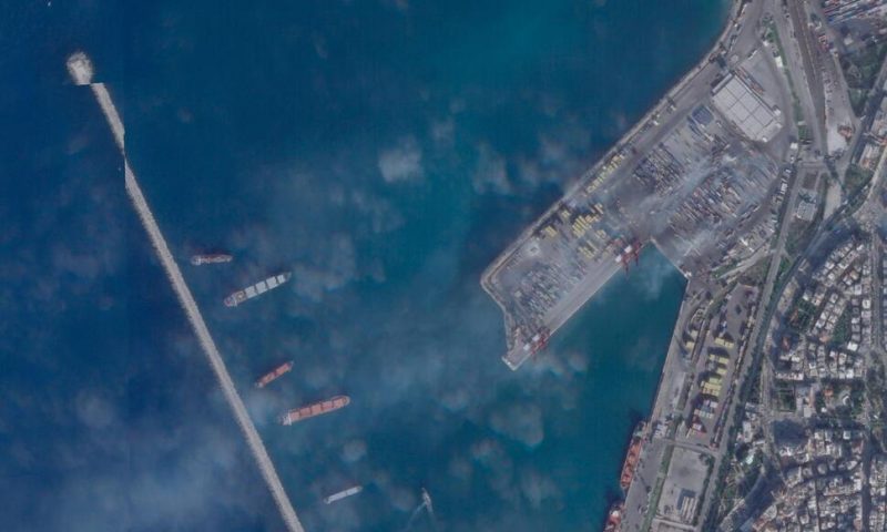 Satellite Images Show Smoldering Wreckage at Syria Port