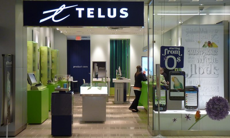 TELUS Corp. stock rises Tuesday, still underperforms market