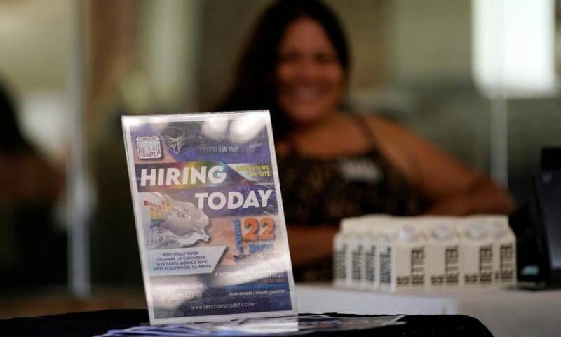 Jobless Claims Fall for Second Straight Week