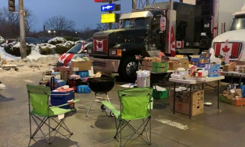 U.S., Canada Warn of Economic Hit From Trucker Protests