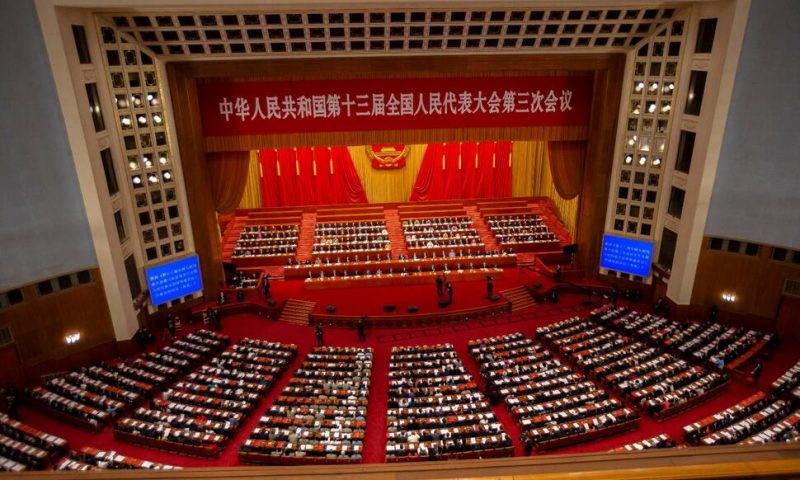 China’s Legislature to Meet With Economy, Ukraine Backdrop