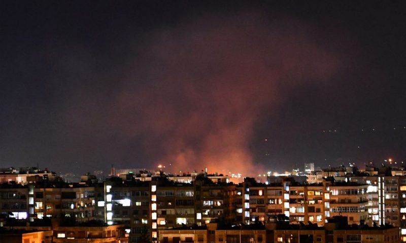 Israeli Air Strikes Near Syria’s Capital Damascus -State TV