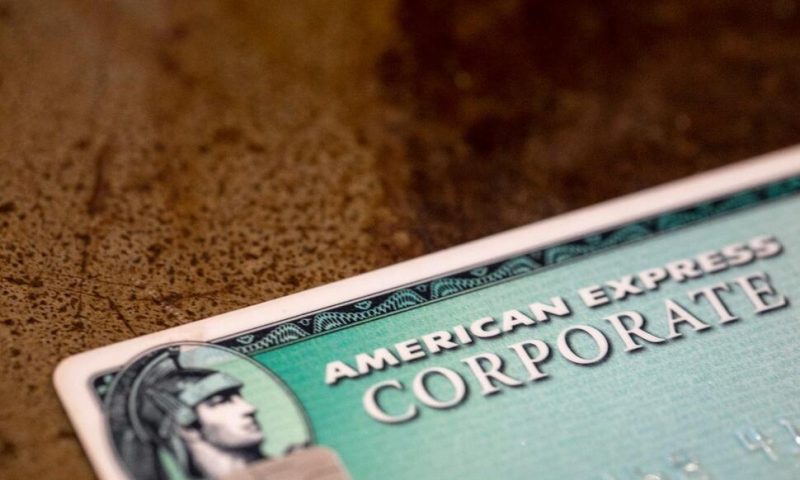 American Express Profits Fall Slightly, but Spending Jumps