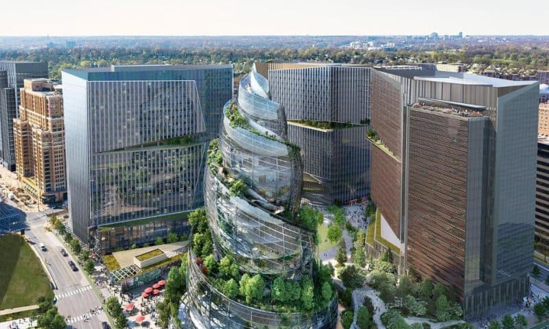 County Grants Approval for Amazon’s Helix-Shaped HQ Tower