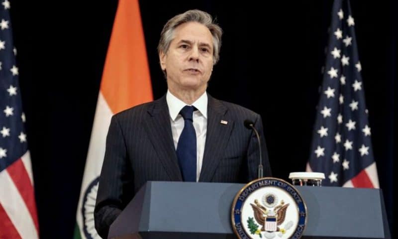 U.S. Monitoring Rise in Rights Abuses in India, Blinken Says