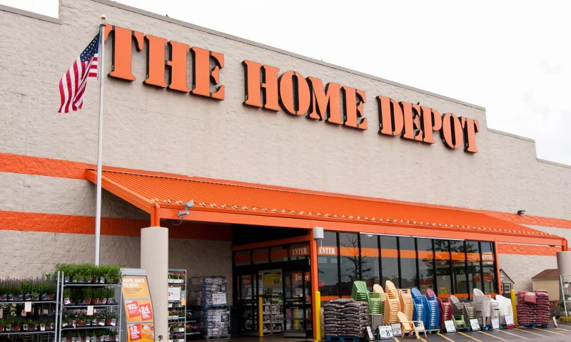 Home Depot, Boeing share gains lead Dow’s nearly 50-point jump