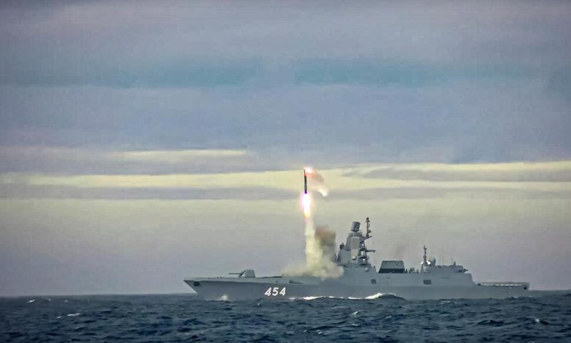 Russia Test-Fires Its Latest Hypersonic Zircon Missile