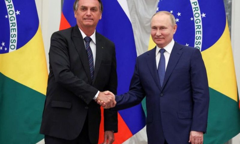 Russia’s Putin and Brazil’s Bolsonaro Discuss Global Food Security
