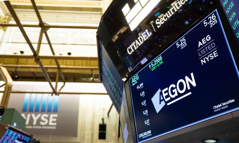 Aegon (NYSE:AEG) PT Lowered to €5.30