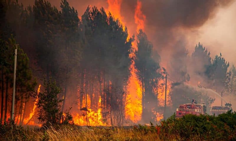 Villages Battle Wildfires in Portugal; Europe Swelters