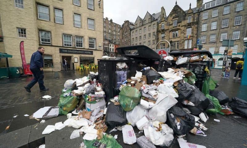 Garbage Piles in Scotland Raise Health Concerns Amid Strikes