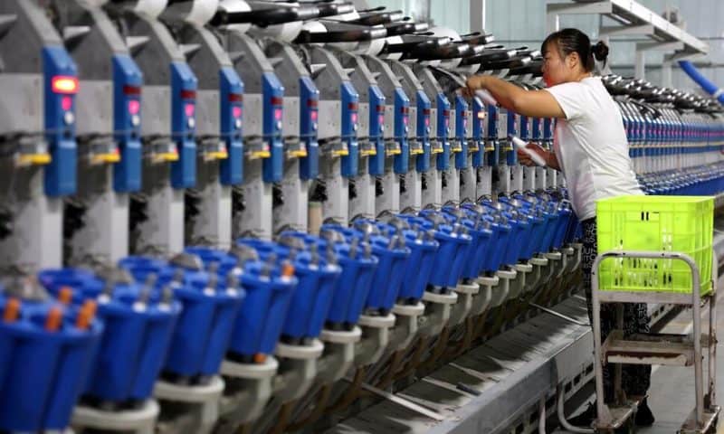 China Consumer, Factory Activity Down as Virus Controls Rise