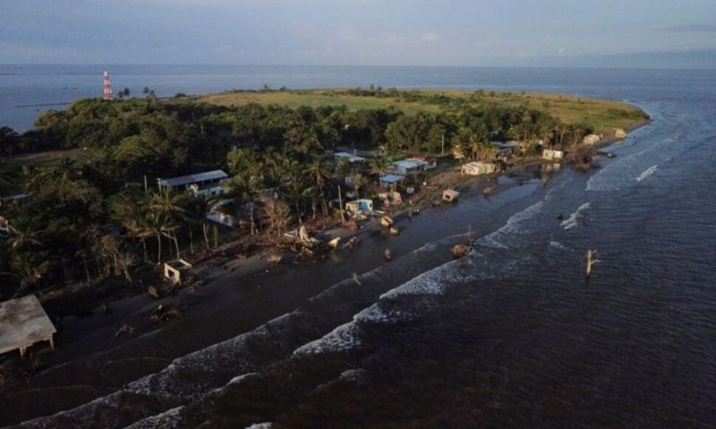 Mexican Village Blames Climate Change as Sea Swallows Its Homes