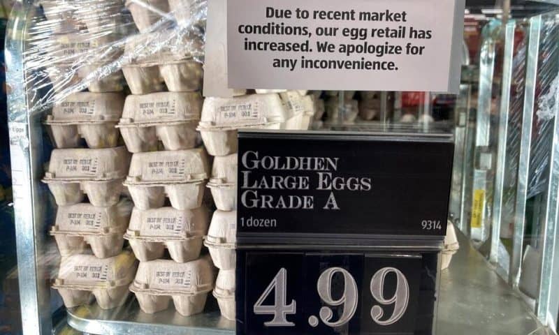 Soaring US Egg Prices Put Pressure on Consumers, Businesses
