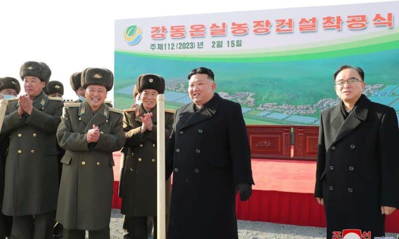 North Korea’s Kim Breaks Ground for Housing, Farm Projects