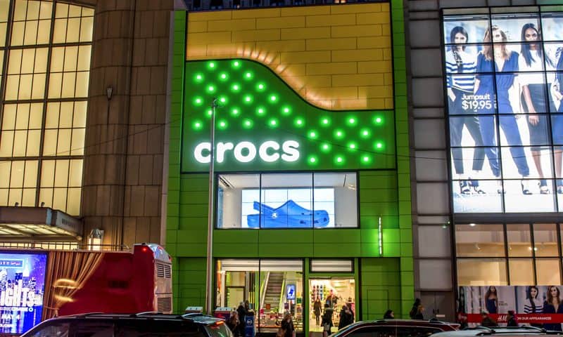 Crocs, Inc. (NASDAQ:CROX) Shares Acquired by Accuvest Global Advisors