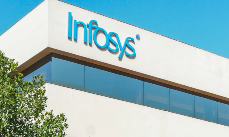 Infosys shares tumble 10% in India, after downbeat results last week