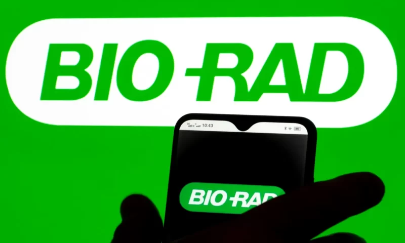 Bio-Rad’s stock leads the S&P 500 decliners, as they suffer the biggest selloff in 36 years after disappointing results.