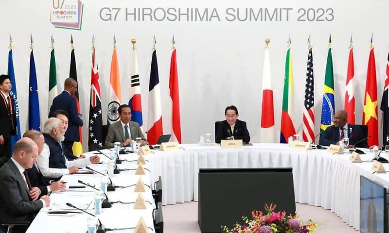 G7 Urges China to Press Russia to End War in Ukraine, Respect Taiwan’s Status, Fair Trade Rules