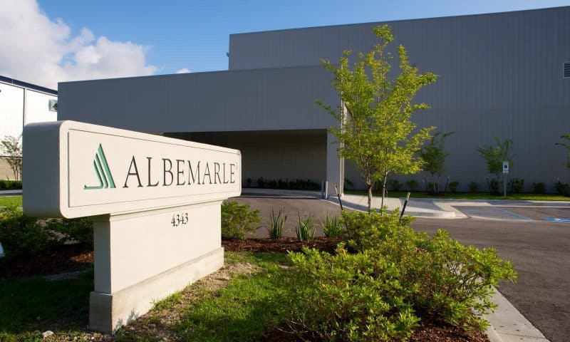 Albemarle Co. (NYSE:ALB) Short Interest Update