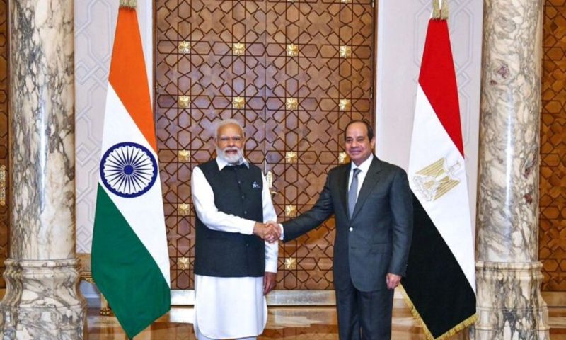Egypt and India Bolster Ties as Modi Makes First Trip to Cairo