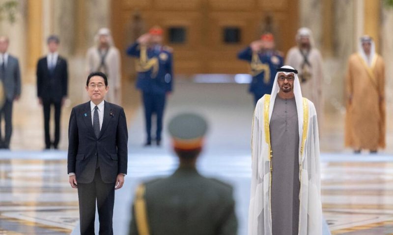 Japan’s Prime Minister Visits the UAE as Part of a Gulf Trip Focused on Energy and Commerce