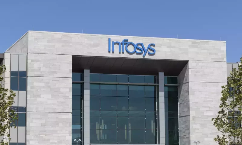 Infosys Shares Sharply Lower After Cutting Full-Year Rev Guidance