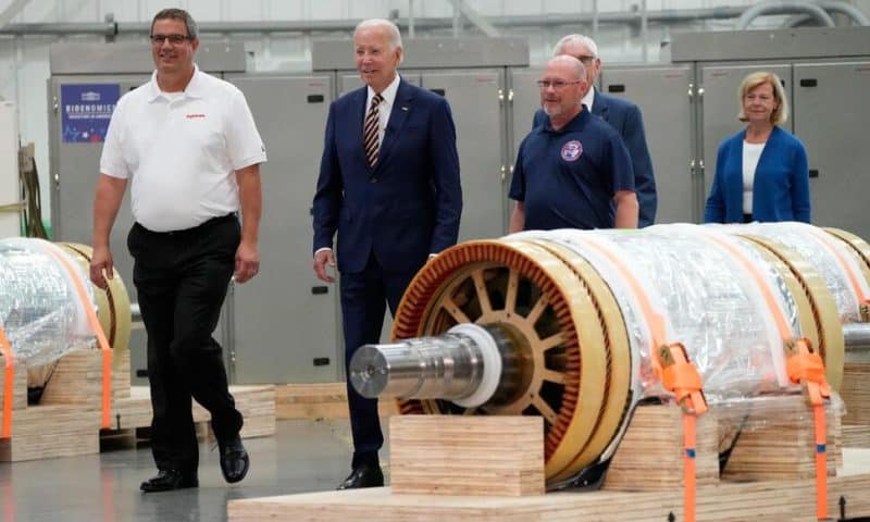 President Biden Focuses on Factory Jobs in Wisconsin, Ignoring Latest Trump Indictment