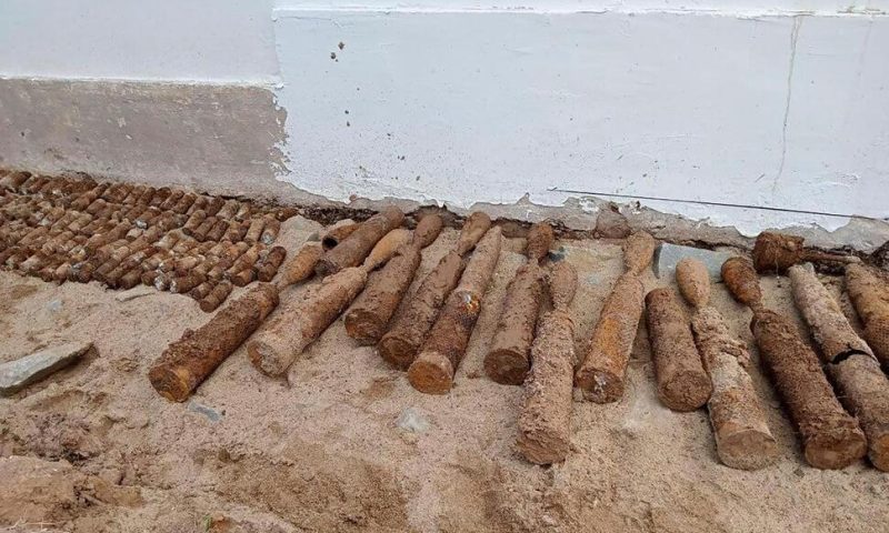 Thousands of Pieces of Unexploded Ordnance Found Buried in Ground at Cambodian School