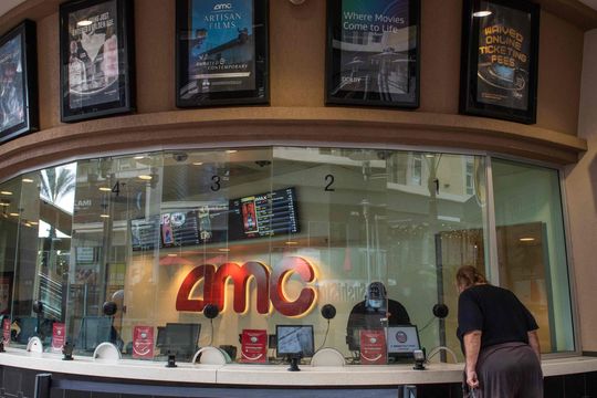 AMC shares fall more than 22% ahead of stock conversion