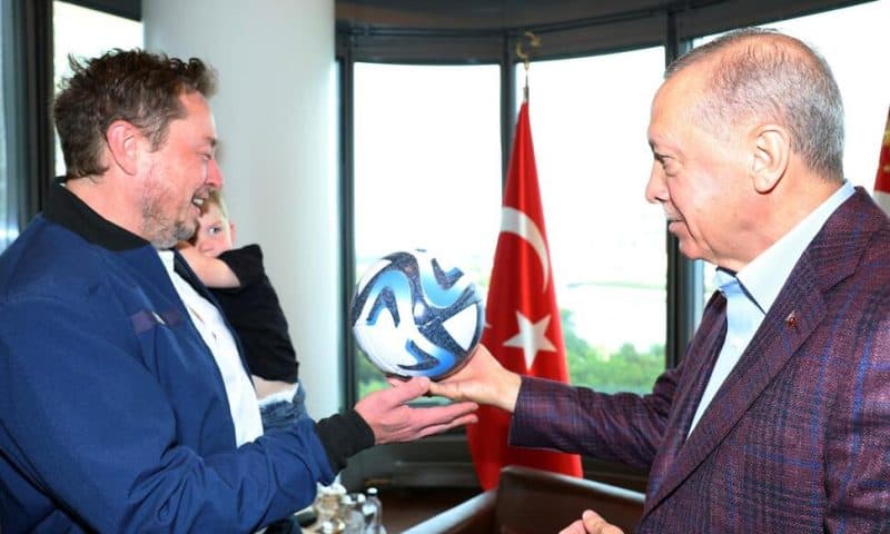 Turkey’s President Erdogan and Elon Musk Discuss Establishing a Tesla Car Factory in Turkey