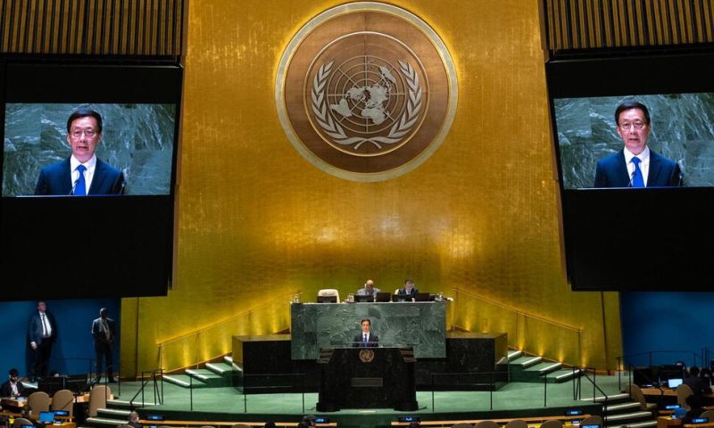 China, at UN, Presents Itself as a Member of the Global South as Alternative to a Western Model