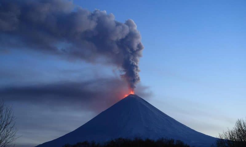 Eruption of Eurasia’s Tallest Active Volcano Sends Ash Columns Above a Russian Peninsula