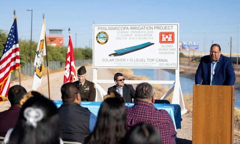 Solar Panels Will Cut Water Loss From Canals in Gila River Indian Community