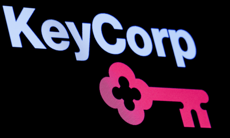 KeyCorp stock rises Monday, still underperforms market