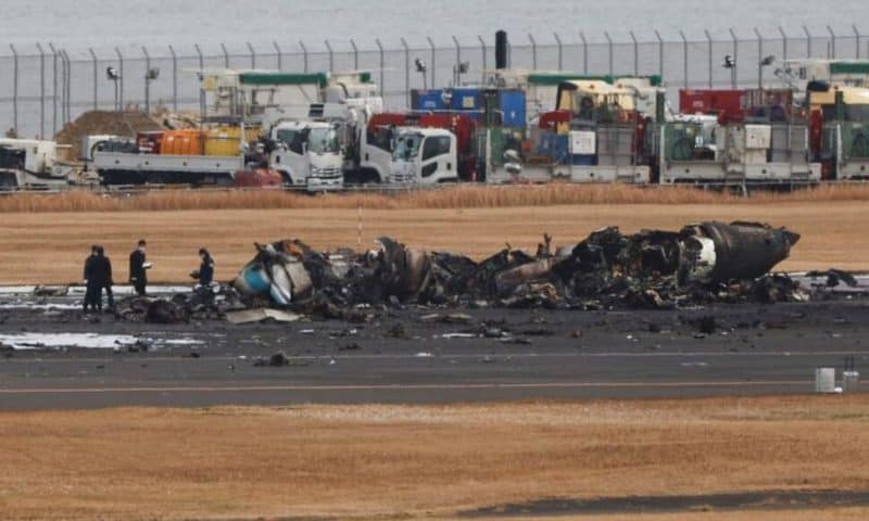 Japan’s Haneda Airport to Begin Clearing JAL Plane Wreckage -Media