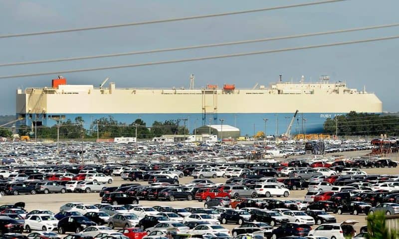 Georgia Seaports Handled a Record Number of Automobiles in 2023 While Container Trade Dropped 16%