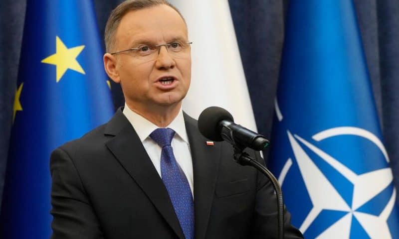 Poland’s President Calls on NATO Allies to Raise Spending on Defense to 3% of GDP