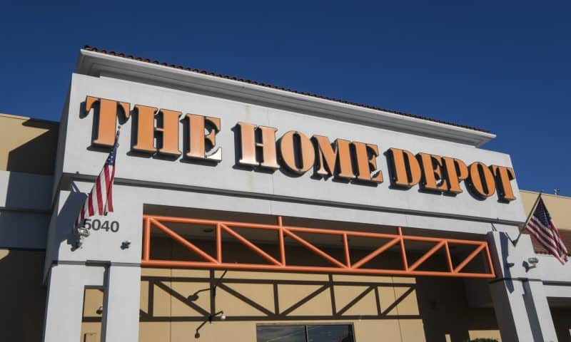 Home Depot (NYSE:HD) Shares Up 0%