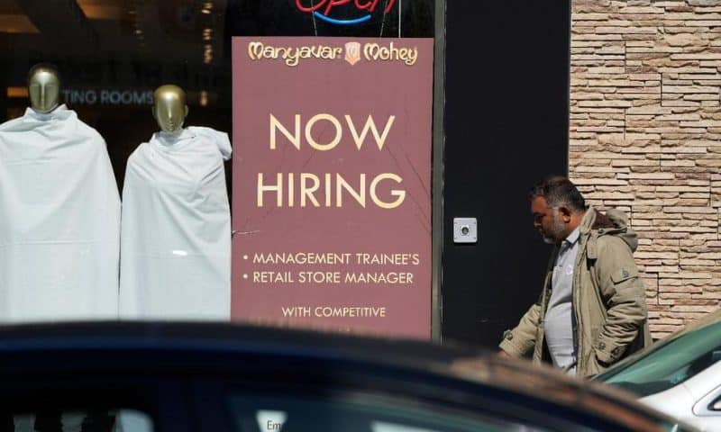 Number of Americans Filing for Jobless Benefits Remains Low in a Thriving Labor Market