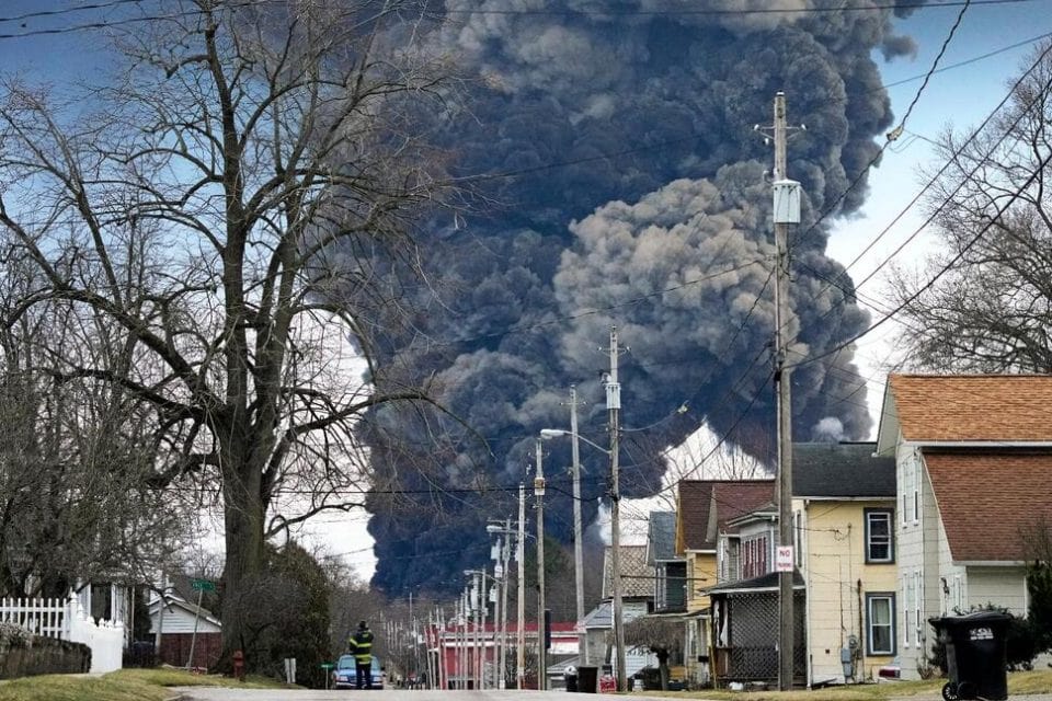 Norfolk Southern Agrees to $600M Settlement in Fiery Ohio Derailment. Locals Fear It’s Not Enough