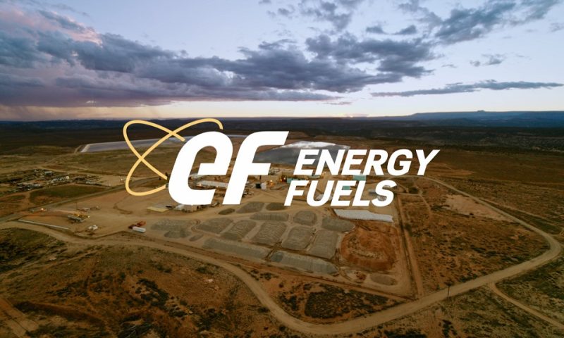 Energy Fuels Inc. (TSE:EFR) Expected to Earn Q1 2024 Earnings of $0.04 Per Share