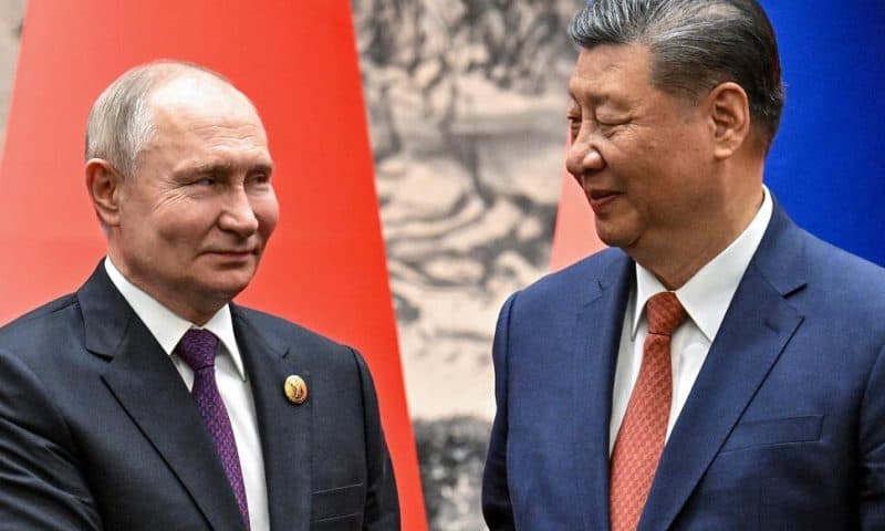 China and Russia Reaffirm Their Close Ties as Moscow Presses Its Offensive in Ukraine