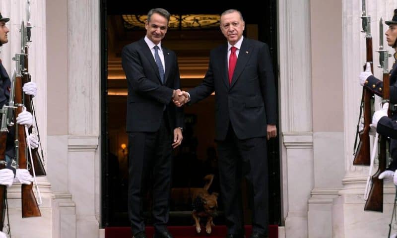 Greek and Turkish Leaders Seek to Stress Thawing Relations but Tensions Remain Under the Surface