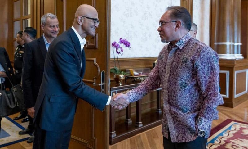 Microsoft Will Invest $2.2 Billion in Cloud and AI Services in Malaysia