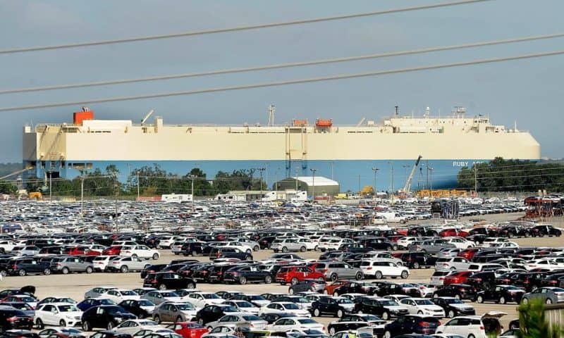 Georgia’s Auto Port Has Its Busiest Month Ever After Taking 9,000 Imports Diverted From Baltimore